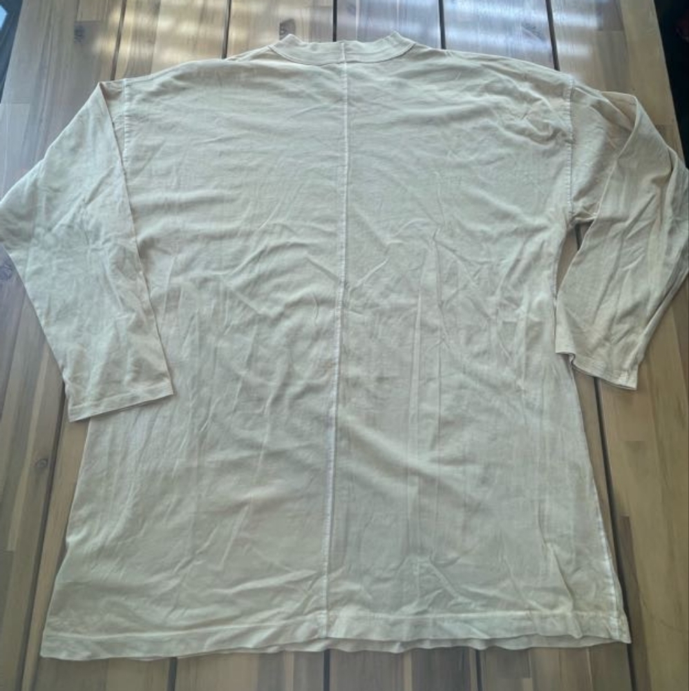 We The Free By Free People Yellow Cotton Crewneck Long Sleeve T Shirt Size Small - Picture 2 of 3